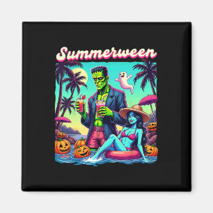 Summer Halloween Zombie Frankenstein Boo Ghost Magnet