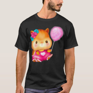 Summer Hamster und Pink Balloon Kostüm Niedlich T-Shirt