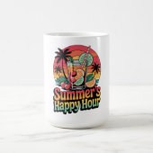 Summer Happy Hour T - Shirt Kaffeetasse (Mittel)