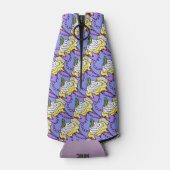 Summer Happy Limon Cupcake Ribbon farbig Flaschenkühler (Rückseite)