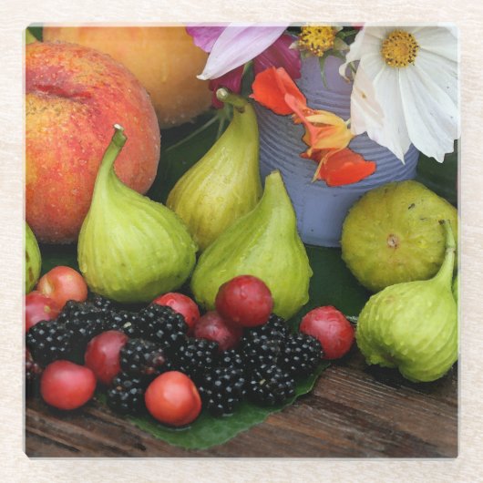 Summer Harvest Fruchtfigurs Untersetzer (Vorderseite)