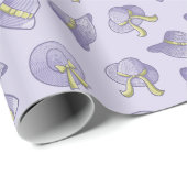 Summer Hats Lilac Geschenkpapier (Rolleneckpunkt)