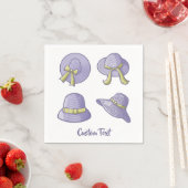 Summer Hats Lilac Serviette (Beispiel)