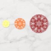Summer Heat Mandala Konfetti (Rückseiten)