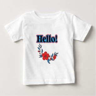 Summer Hello Blume Baby T-shirt