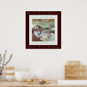 Summer Herbst Winter Spring Poster (Küche)