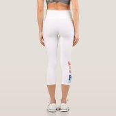 Summer High Waisted Yoga Capris, XS (0-2) Capri Leggings (Rückseite)