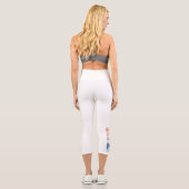 Summer High Waisted Yoga Capris, XS (0-2) Capri Leggings (Rückseite)