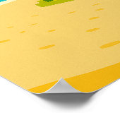 Summer Holiday Destination Florida  Poster (Ecke)