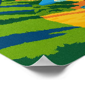 Summer Holiday Destination Hawaii Poster (Ecke)