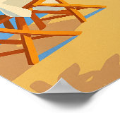 Summer Holiday Destination Italy Poster (Ecke)