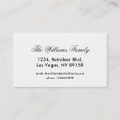 Summer Holiday Mediterranean Sea Foto Visitenkarte (Rückseite)