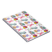 Summer Holiday Reisen Design Spiral Editor Notizblock (Rechte Seite)