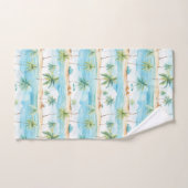 Summer Holidays Beach Palm Trees - Badhandtuch Set (Handtuch)