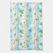 Summer Holidays Beach Palm Trees - Geschirrtuch (Vertikal)