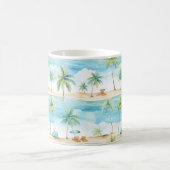 Summer Holidays Beach Palm Trees - Kaffeetasse (Mittel)