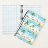 Summer Holidays Beach Palm Trees - Notizblock (Innen)
