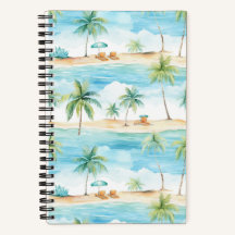 Summer Holidays Beach Palm Trees -