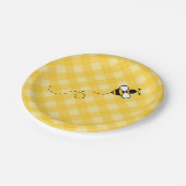 Summer Honey Bee GRILLEN Party Paper Teller (Schrägansicht)