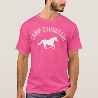 Summer Horse Camp Mitarbeiterberater Männer Frauen T-Shirt