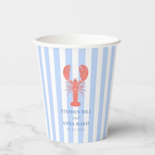 Summer Hummer Brautparty Paper Cups Pappbecher (Vorderseite)