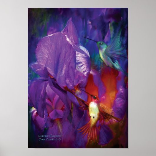Summer Hummers Art Poster/Print Poster (Vorne)