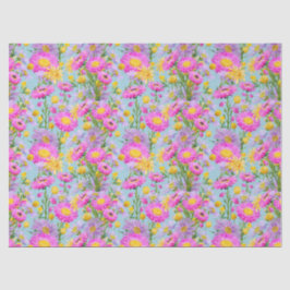 Summer Hütte Garden Blue Seidenpapier