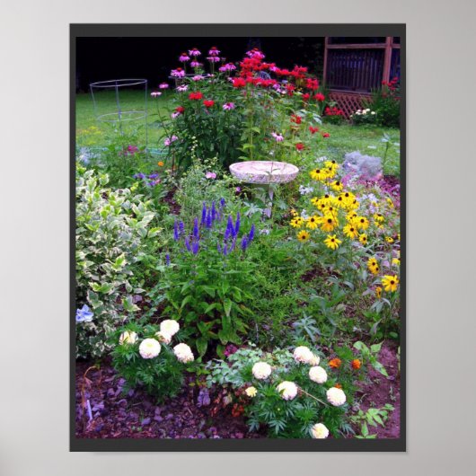 Summer Hütte Garden Fotodrucken Poster (Vorne)
