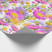 Summer Hütte Garden White Geschenkpapier (Ecke)