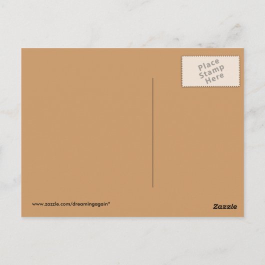 Summer Hütte Postcard Postkarte (Rückseite)