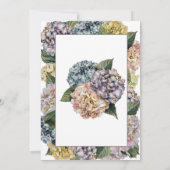 Summer Hydrangea 100. Geburtstagsparty Einladung (Rückseite)