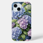 Summer Hydrangea Garden Case-Mate iPhone Hülle (Rückseite)