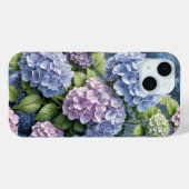 Summer Hydrangea Garden Case-Mate iPhone Hülle (Rückseite (Horizontal))