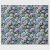 Summer Hydrangea Garden Geschenkpapier (Flach)