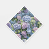 Summer Hydrangea Garden Serviette (Ecke)