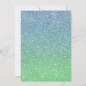 Summer Ice Cream Glitzer Hier ist der Scoop Geburt Einladung (Rückseite)