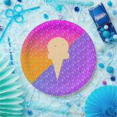 Summer Ice Cream Neon Sprinkles Party Muster Pappteller (Party)