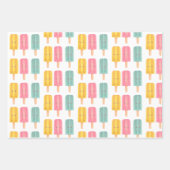 Summer Ice Cream Sticks Geschenkpapier Set (Vorderseite 3)