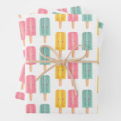 Summer Ice Cream Sticks Geschenkpapier Set (Beispiel)