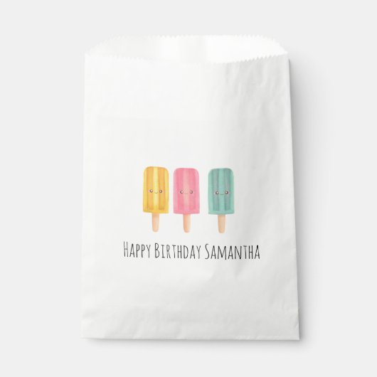 Summer Ice Cream Sticks Geschenktütchen (Vorderseite)