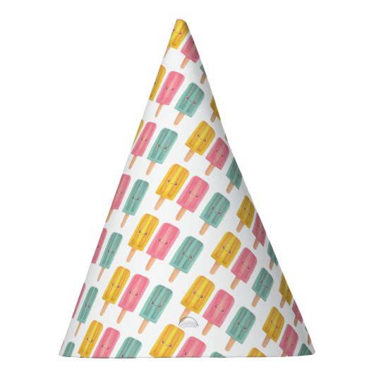 Summer Ice Cream Sticks Partyhütchen (Rechts)