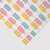 Summer Ice Cream Sticks Seidenpapier (Ausschnitt)