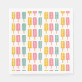 Summer Ice Cream Sticks Serviette (Vorderseite)