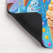 Summer Ice Creme Cone Collection Mousepad (Ecke)