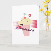 Summer Ice Creme Cone Karte (Gelbe Blume)