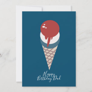 Summer Ice Creme Geburtstag Patrotic Juli