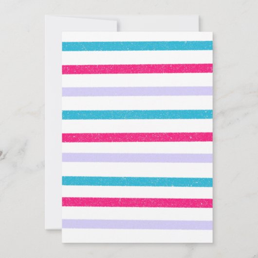 Summer Ice Creme Kindergeburtstag Party Dankeskarte (Rückseite)