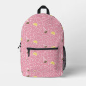 Summer Ice Creme Muster Bedruckter Rucksack (Vorderseite)