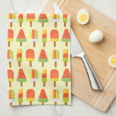 Summer Ice Lollies Pattern Geschirrtuch (Viertel Falte)