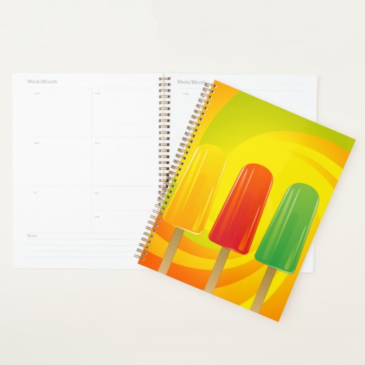 Summer Ice Pops Trio Bright Popsicles Planer (Anzeige)